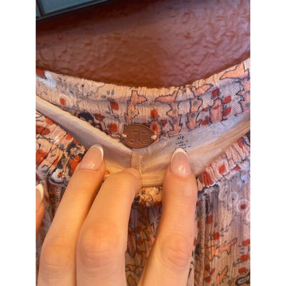 NWOT Free People ONE Printed Cypress Skirt Size XXS - Picture 6 of 9